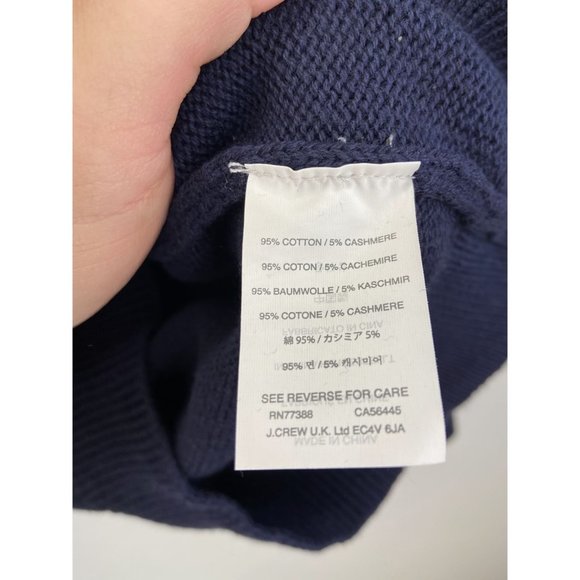 J. Crew Long Sleeve Solid Sweater Blue Size XS - Picture 3 of 4